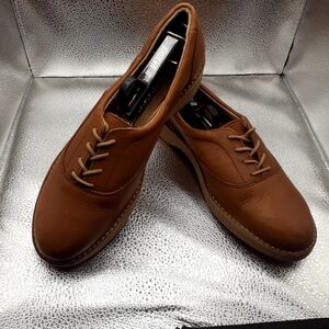 RocSports/Rockport Brown Lace Up Leather Oxfords Women's Size 9